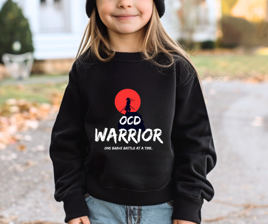 OCD Warrior | Youth crewneck sweatshirt