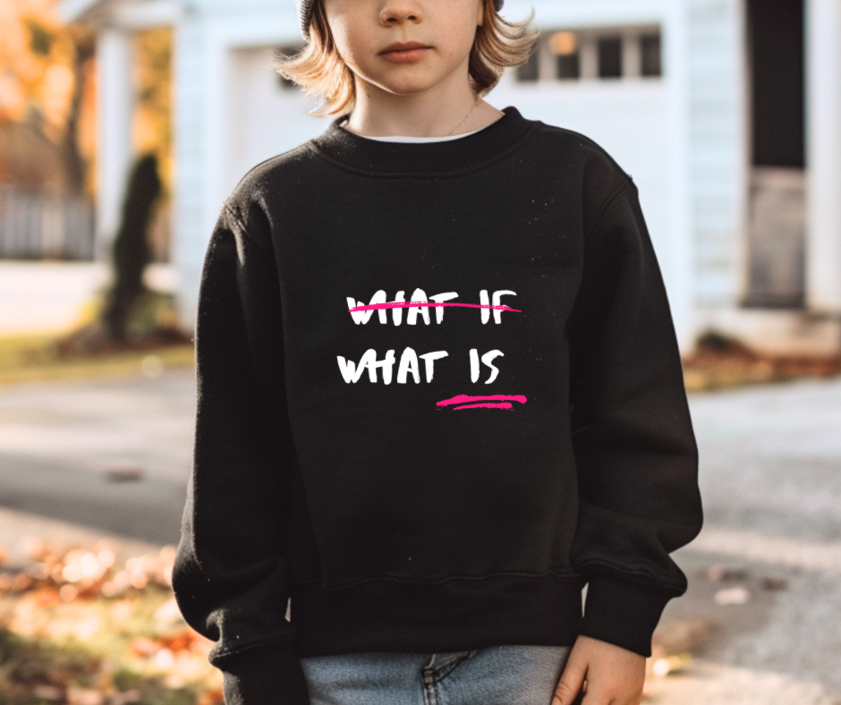 What If What Is | Youth crewneck sweatshirt