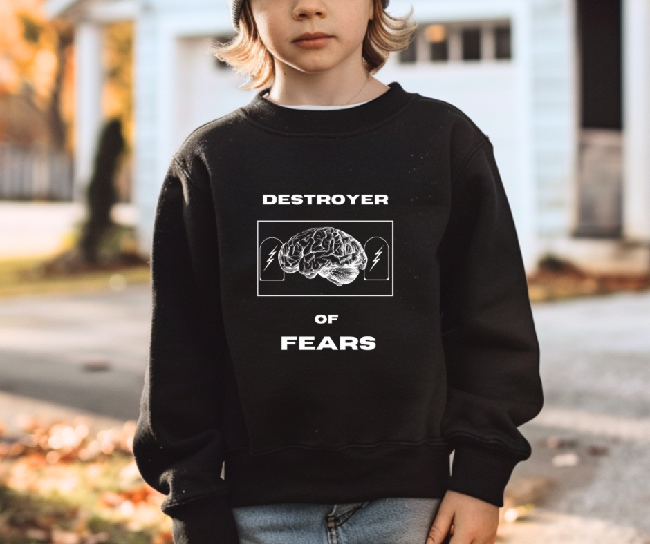Destroyer of Fears | Youth crewneck sweatshirt