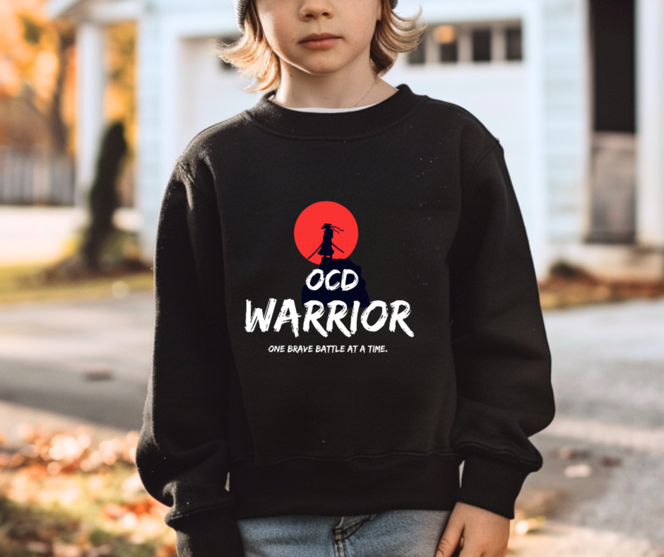 OCD Warrior | Youth crewneck sweatshirt
