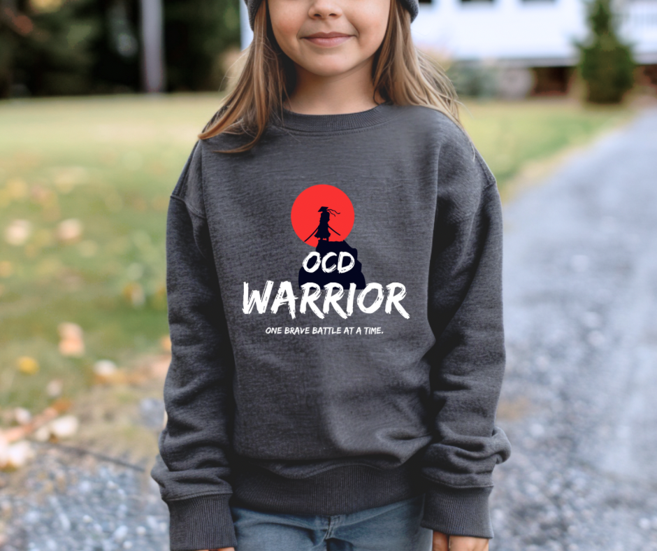 OCD Warrior | Youth crewneck sweatshirt