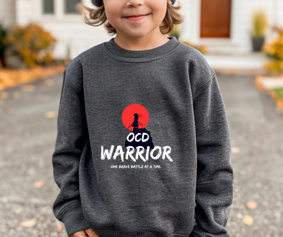 OCD Warrior | Youth crewneck sweatshirt