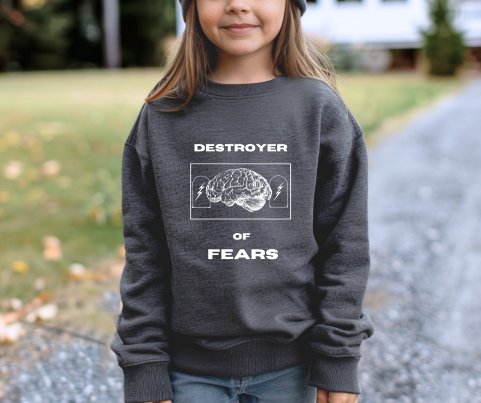 Destroyer of Fears | Youth crewneck sweatshirt