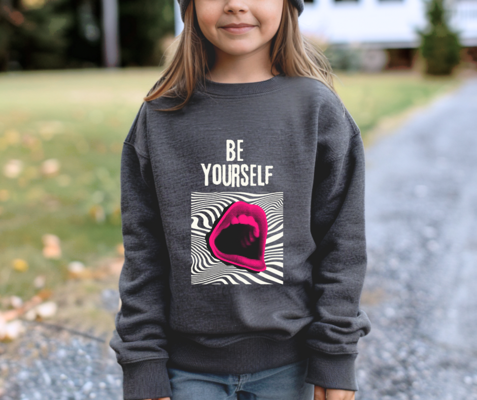 Be Yourself | Youth crewneck sweatshirt