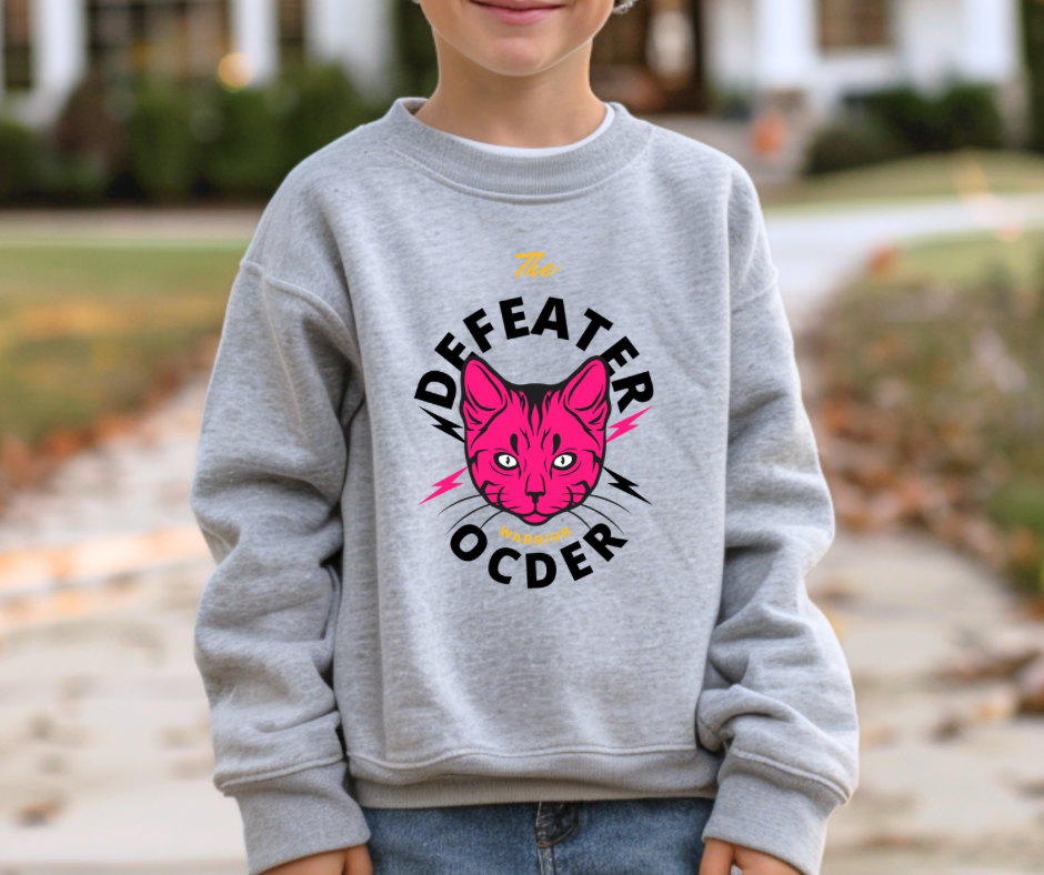 Defeater OCDer | Youth crewneck sweatshirt