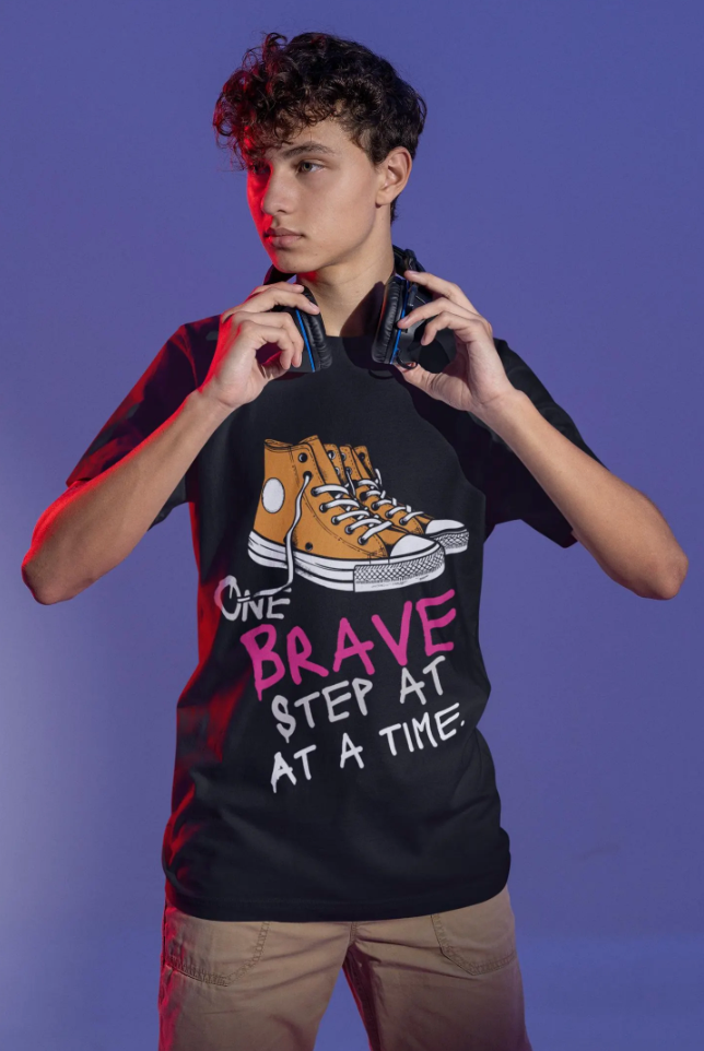 One Brave Step at a Time | Adult Unisex t-shirt
