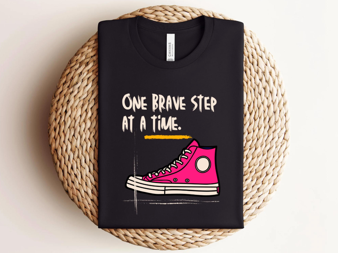 One Brave Step at a Time | Adult Unisex t-shirt