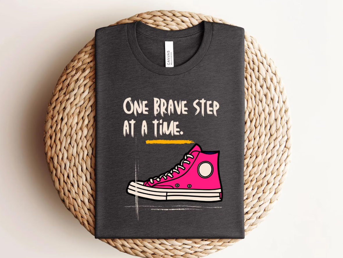 One Brave Step at a Time | Adult Unisex t-shirt
