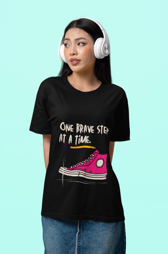 One Brave Step at a Time | Adult Unisex t-shirt
