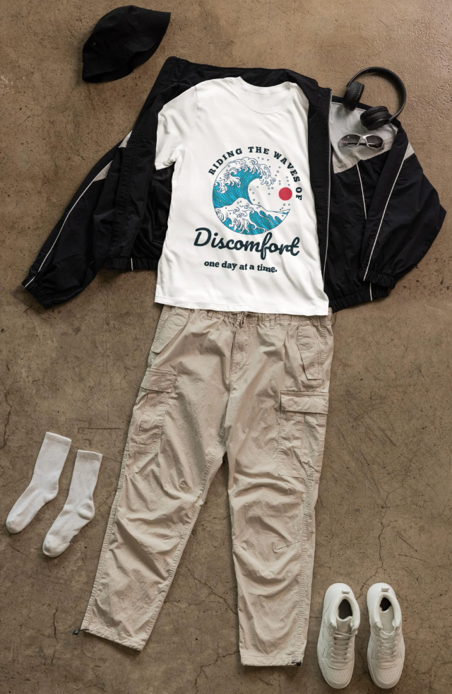 Riding the Waves of Discomfort | Youth T-Shirt